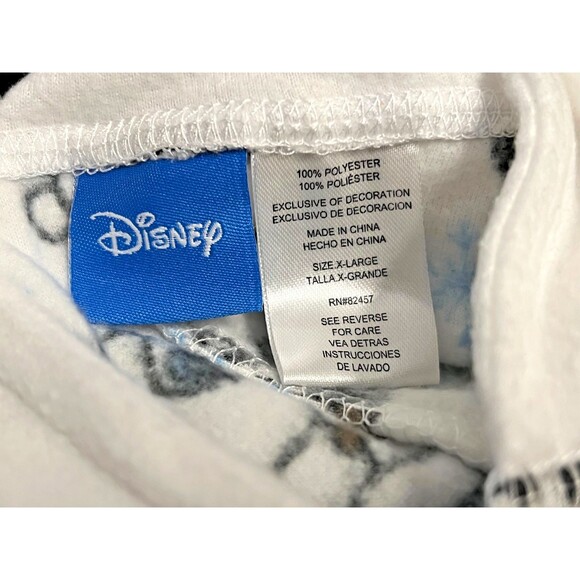 NWT DISNEY FROZEN Olaf 1pc Hooded Pajama Jumpsuit XL Fleece Snowman Deadstock - Picture 7 of 7
